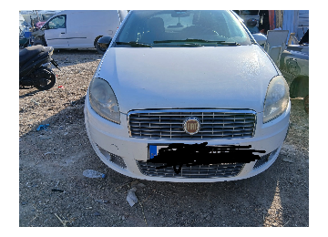 Fiat linea hatasız beyaz ön kaput çıkma orjinal